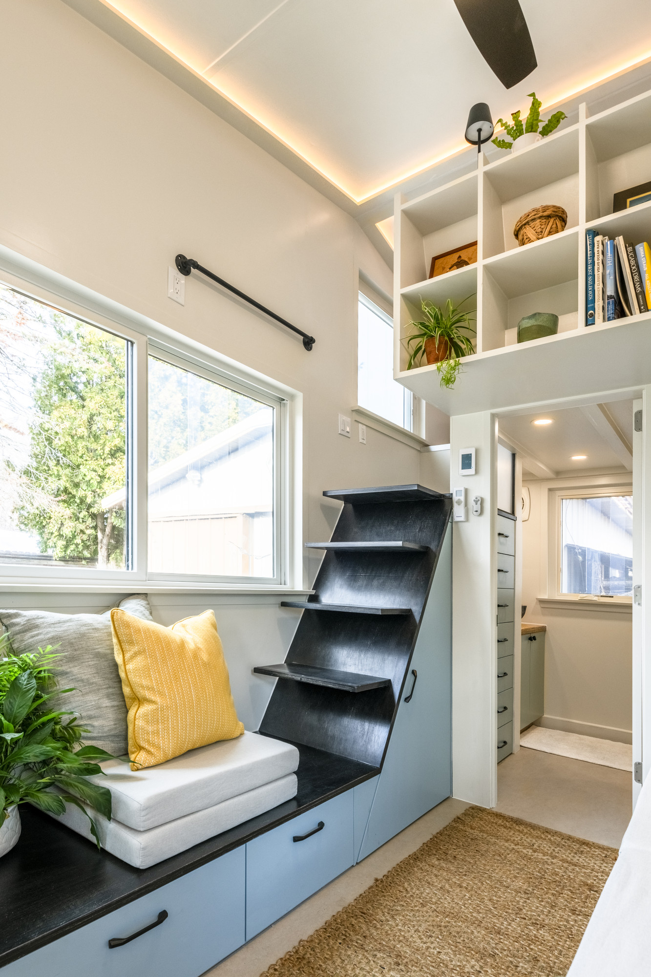 Loft bedroom from above